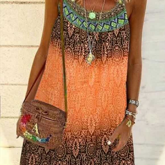 🎉Hp🎉 Boho style dress cover-up - Picture 4 of 6